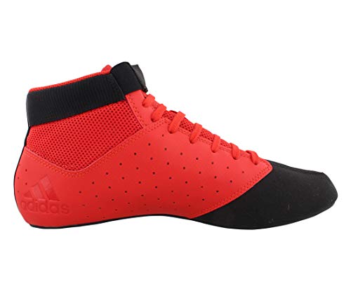 adidas Men's Mat Hog 2.0 Wrestling Shoes (11.5, RED/Black)