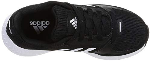 adidas Runfalcon 2.0, Road Running Shoe, Core Black/Cloud White/Silver Metallic, 37 1/3 EU