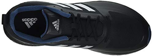 adidas Runfalcon 2.0 TR, Road Running Shoe Hombre, Core Black/Silver Metallic/Crew Navy, 42 2/3 EU