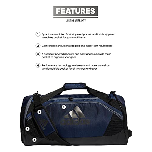adidas Team Issue II - Bolsa de Viaje (tamaño Mediano), Color Azul Marino