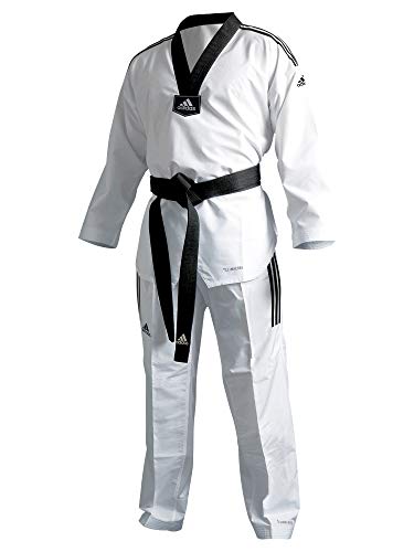 adidas - Traje de taekwondo con rayas (180)