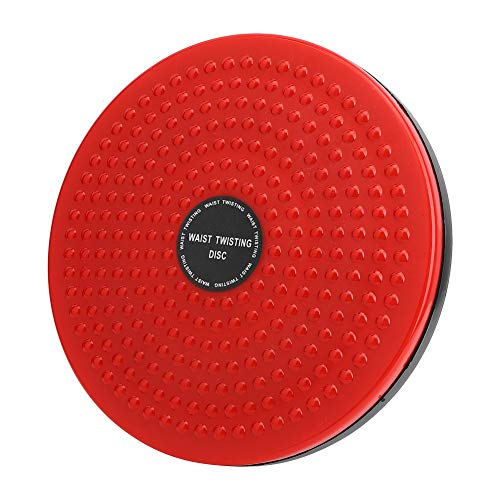 Alomejor Twist Board Cintura Twister Deportes de Interior Yoga Cintura Disco Retorcido Tablero de Equilibrio(Rojo)
