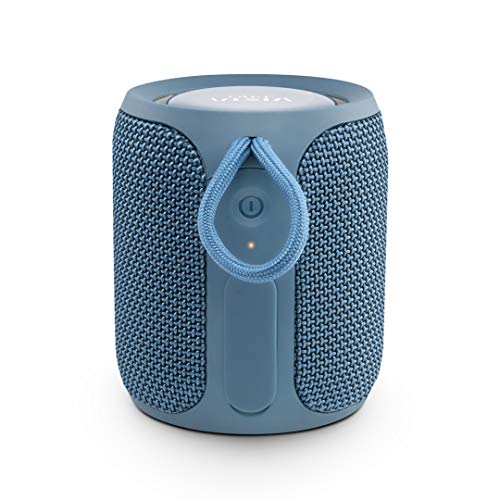 Altavoz Easy 2 de Vieta Pro, con Bluetooth 5.0, True Wireless, Micrófono, Radio FM, 12 horas de autonomía, Resistencia al agua IPX7 y botón directo al asistente virtual; acabado en color azul.