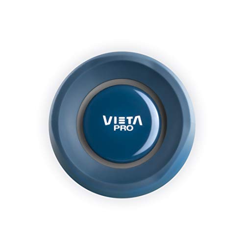 Altavoz Goody 2 de Vieta Pro, con Bluetooth 5.0, True Wireless, Micrófono, Radio FM, 12 Horas de batería, Resistencia al Agua IPX7, Entrada Auxiliar y botón Directo al Asistente Virtual; Color Azul.