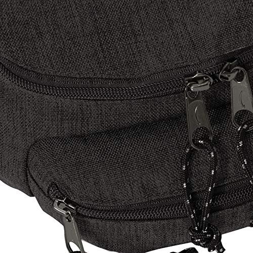 Amazon Basics - Bolsa acolchada con doble bolsillo, 3 L, negro