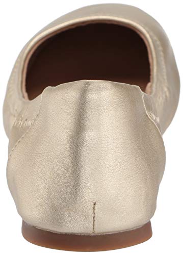 Amazon Essentials Belice Ballet Flat Zapatos Bailarinas, Dorado, 38.5 EU