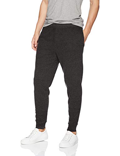 Amazon Essentials – Pantalón de chándal de forro polar para hombre, Gris (Charcoal), US M (EU M)