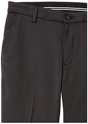 Amazon Essentials Pantalón de Golf Elástico de Ajuste Entallado Hombre, Negro, 36W / 30L