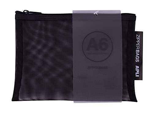 APLI 18024 - Bolsa nylon - Zipper bag - Portatodo nylon transpirable - A6-168 x 125 mm - Envío color aleatorio