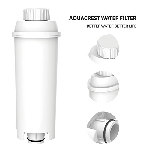 AquaCrest AQK-11 Reemplazo del filtro de agua para máquinas de café - DeLonghi DLSC002, SER3017 & 5513292811 - incluyendo varios modelos de ECAM, ESAM, ETAM (2)