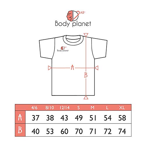 AR+ Body Planet Camiseta Realidad Aumentada educativa (8-10 años)