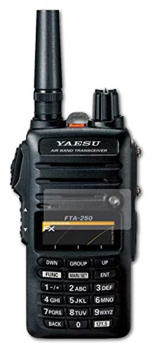 atFoliX Película Protectora Compatible con Yaesu FTA-250L Lámina Protectora de Pantalla, antirreflejos y amortiguadores FX Protector Película (3X)