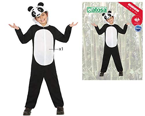 ATOSA disfraz oso panda niño infantil 10 a 12 años