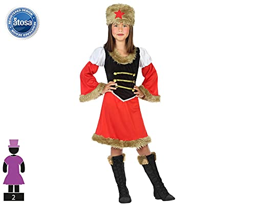 Atosa disfraz rusa niña infantil 10 a 12 años