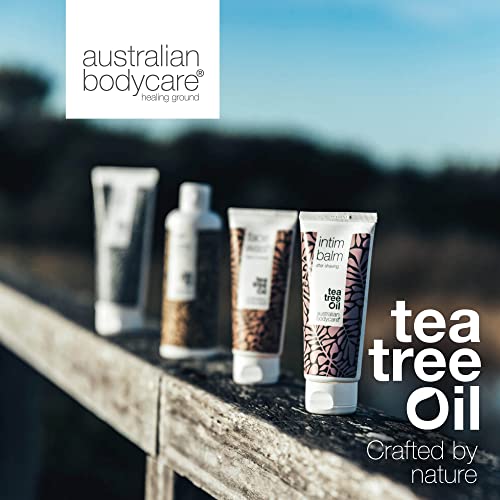 Australian Bodycare Champú con aceite de árbolo de té 250 ml | Anticaspa y Cuero cabelludo seco | También para el cuidado diario de manchas y granos en el cuero cabelludo | Psoriasis, eczema