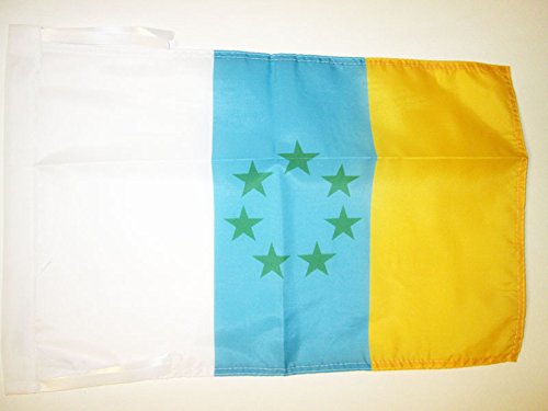 AZ FLAG Bandera de CANARIAS INDEPENDENTISTA 45x30cm - BANDERINA NACIONALISMO Canario - NACIONALISTA 30 x 45 cm cordeles