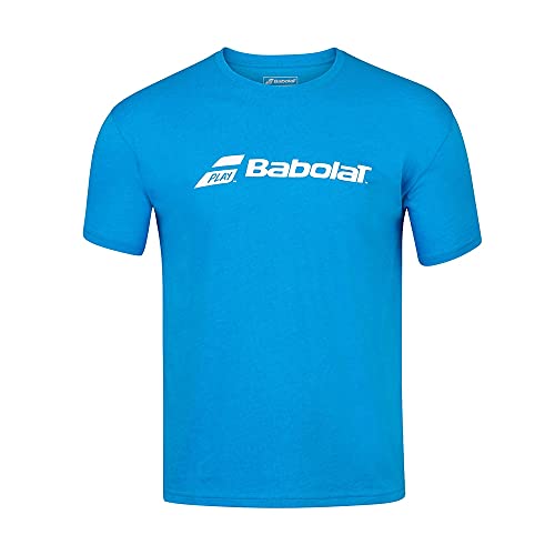 Babolat Exercise tee Boy Camiseta, Unisex niños, Blue Aster HTHR, 12-14 años