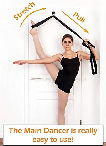 Banda elástica para piernas, entrenador de flexibilidad de puerta, Mejorar la flexibilidad de la pierna, equipo perfecto para baile de ballet ejercicios de taekwondo entrenamiento de gimnasia