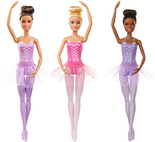 Barbie- Bailarina de Ballet Rubia Muñeca Niños +3 Años (Mattel GJL59)
