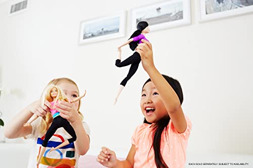 Barbie- Fashionista Made to Move Muñeca con Articulaciones Flexibles, Pelirroja, Multicolor (Mattel DPP74)