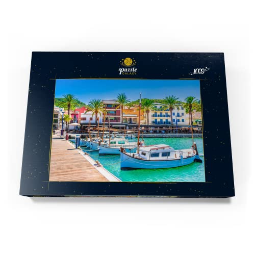 Barcos En El Muelle De Port De Andratx. Mallorca, España - Premium 1000 Piezas Puzzles - Colección Especial MyPuzzle de Puzzle Galaxy