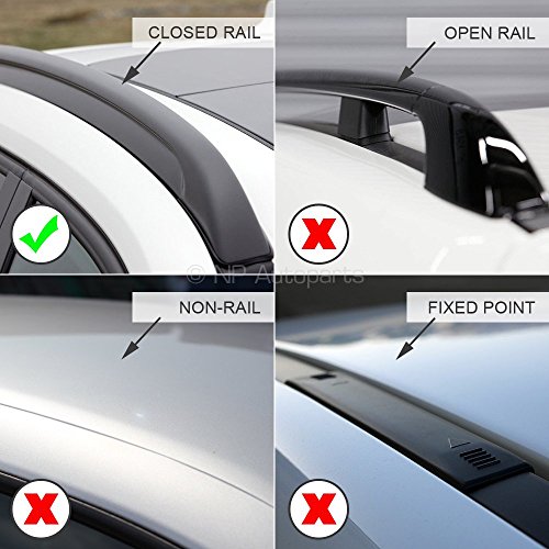 Barras portaequipajes Farad Hilo + aluminio compatibles con Mercedes GLA desde 2014 en adelante con barandillas bajas railing integradas
