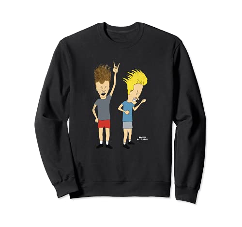 Beavis And Butthead Rock N Rollers Portrait Sudadera