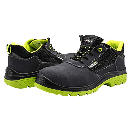 Bellota 7231043S1P - Zapatos de seguridad para hombre y mujer de Serraje Comp + Non Metal (Talla 43) S1P transpirables