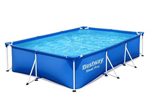 Bestway 56404-19 Infantil Bestway Deluxe Splash Frame Pool Piscina Desmontable Tubular, 300 x 201 x 66 cm
