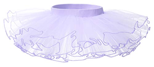 Bezioner Falda de Tutú para Niña Tutu Tul Falda Disfraz para Ballet Danza Fiestas de Cosplay Púrpura M 5-7 Años