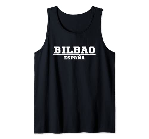 Bilbao España Vintage Bilbao Camiseta sin Mangas