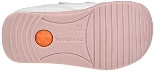Biomecanics 151157, Zapatillas para Niñas, Blanco Y Rosa (Super Soft), 22 EU
