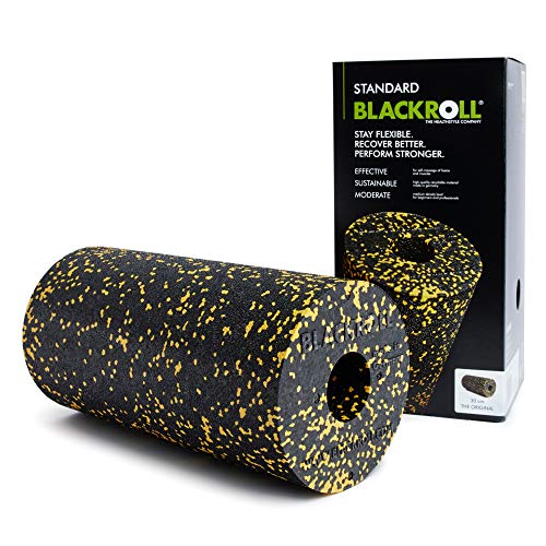Blackroll - el original estándar negro/amarillo + libro de ejercicios