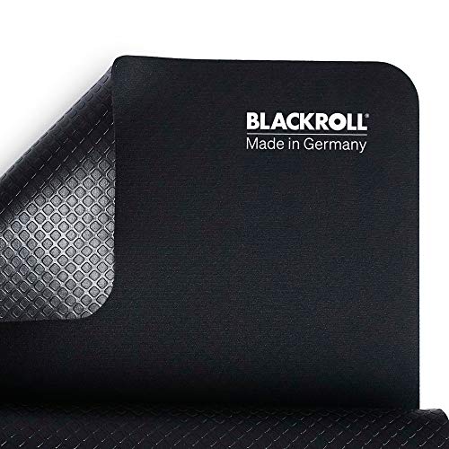 Blackroll - Esterilla de gimnasia (65 x 185 cm), color negro