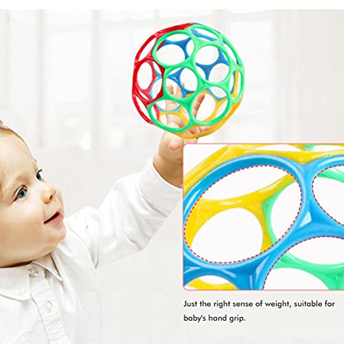 Bola de agarre para bebé, juguete sensorial, diseño flexible y fácil de agarrar, dentición y agarre para mejorar la experiencia visual y auditiva