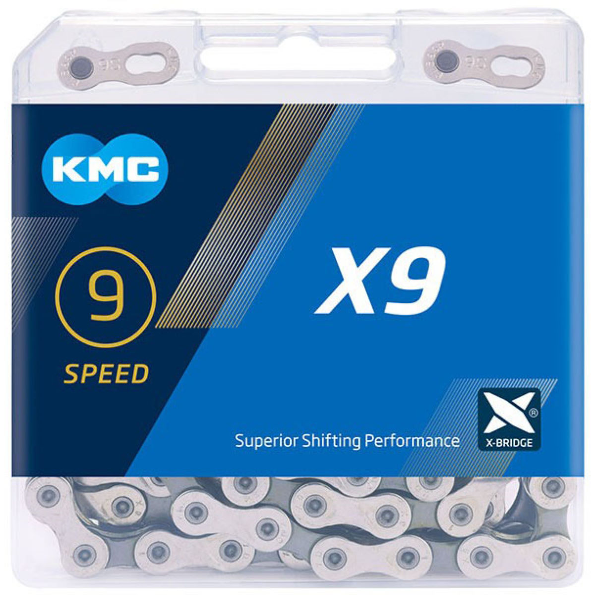 Cadena KMC X9 (9 velocidades) - Cadenas