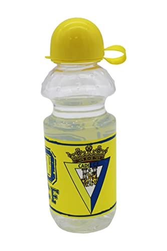 Cádiz Club de Fútbol, Botella Cantimplora, con Boquilla de Seguridad, Capacidad 500 ml, Producto Oficial del Cádiz (CyP Brands)