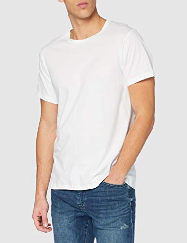 Calvin Klein S/S Crew Neck 3PK, Camiseta para Hombre, Blanco (White), L