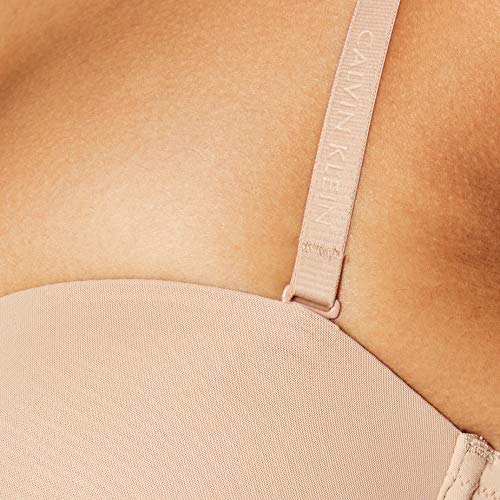 Calvin Klein Strapless Bra-Perfectly Fit Flex Sujetador, Beige (Sand Dune), 36B para Mujer