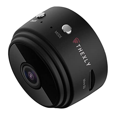Cámara espía Oculta HD 1080p - Mini cámara espía WiFi para Ver en el móvil - Vigilancia camuflada con Sensor de Movimiento y visión Nocturna