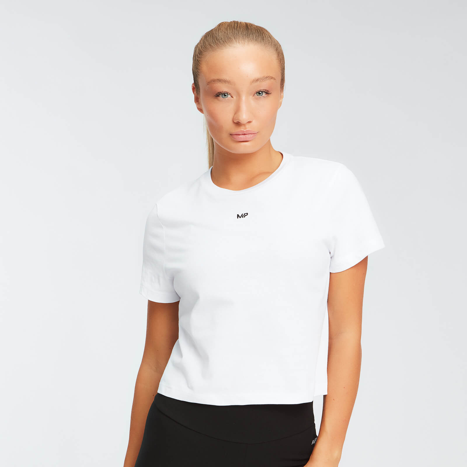 Camiseta corta Essentials para mujer de MP - Blanco - XXL