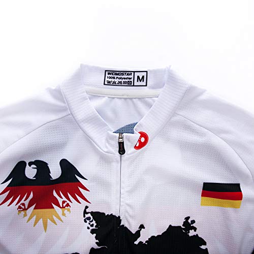 Camiseta de ciclismo para hombre, de secado rápido, con 3 bolsillos, reflectante S-3XL, Hombre, 6, XL for Chest42.5-45.6",Max Waist46.5"