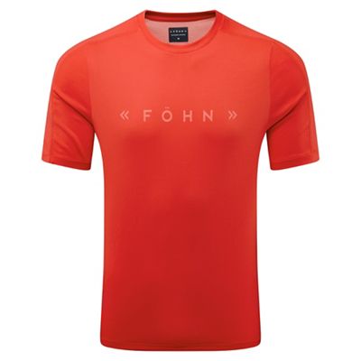 Camiseta de manga corta con protección solar Föhn (50 UPF) SS21 - Rojo - XXL, Rojo