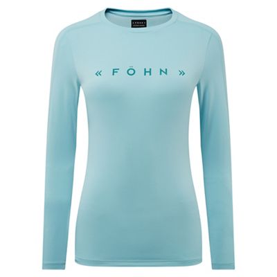 Camiseta de manga larga con protección solar de mujer Föhn SS21 - Azul claro - UK 14, Azul claro