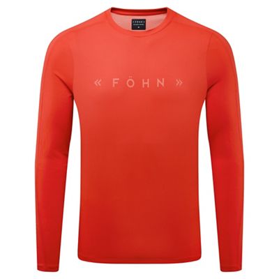 Camiseta de manga larga con protección solar Föhn (50 UPF) SS21 - Rojo, Rojo