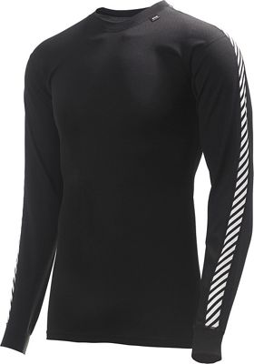 Camiseta interior de cuello redondo Helly Hansen Lifa Stripe  - Negro - XS, Negro
