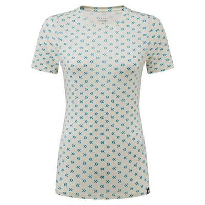 Camiseta ligera de mujer Föhn Merino  SS21 - Blanco - UK 10, Blanco