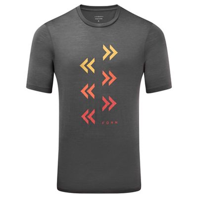 Camiseta ligera Föhn Merino - Wind Arrows SS21 - Forged Iron - XXL, Forged Iron