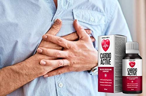 Cardio Active son gotas naturales para la regulación de la presión sanguínea y la salud cardiovascular.