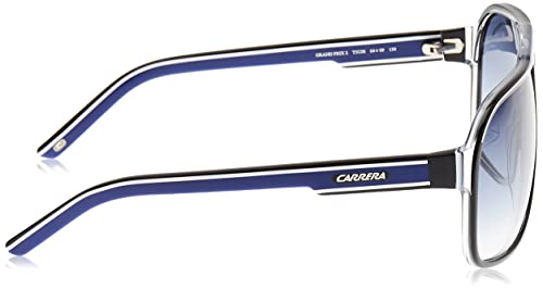 Carrera Grand Prix 2 08 T5C Gafas de Sol, Negro (Black Crystal Blue/Dark Blue Gradient), 64 Unisex Adulto